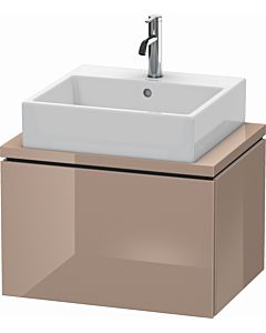 Duravit L-Cube vanity unit LC580008686 62 x 47.7 cm, cappuccino high gloss, for console, 2000 pull-out
