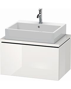Duravit L-Cube vanity unit LC580108585 72 x 47.7 cm, white high gloss, for console, 2000 pull-out