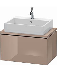 Duravit L-Cube vanity unit LC580108686 72 x 47.7 cm, cappuccino high gloss, for console, 2000 pull-out