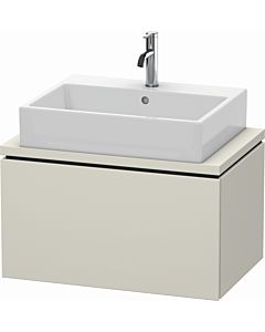 Duravit L-Cube vanity unit LC580109191 72 x 47.7 cm, matt taupe, for console, 2000 pull-out