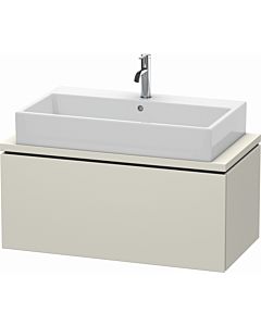 Duravit L-Cube vanity unit LC580309191 92 x 47.7 cm, matt taupe, for console, 2000 pull-out