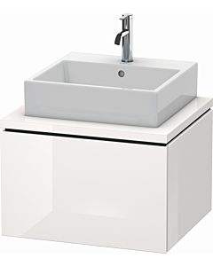 Duravit L-Cube vanity unit LC581002222 62 x 54.7 cm, white high gloss, for console, 1 pull-out