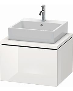Duravit L-Cube vanity unit LC581008585 62 x 54.7 cm, white high gloss, for console, 1 pull-out