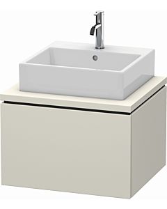 Duravit L-Cube vanity unit LC581009191 62 x 54.7 cm, matt taupe, for console, 1 pull-out