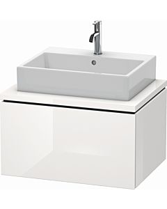 Duravit L-Cube vanity unit LC581102222 72 x 54.7 cm, white high gloss, for console, 1 pull-out