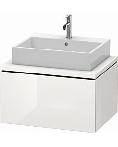 Duravit L-Cube vanity unit LC581108585 72 x 54.7 cm, white high gloss, for console, 1 pull-out