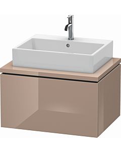 Duravit L-Cube vanity unit LC581108686 72 x 54.7 cm, cappuccino high gloss, for console, 1 pull-out