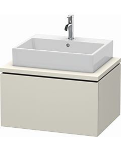 Duravit L-Cube vanity unit LC581109191 72 x 54.7 cm, matt taupe, for console, 1 pull-out