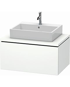 L-Cube Duravit vasque LC581201818 82 x 54,7 cm, blanc mat, pour console, 1 coulissant