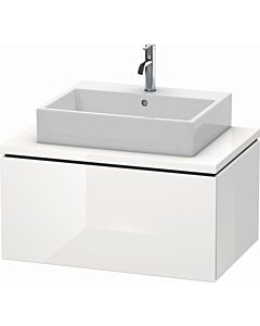 Duravit L-Cube vanity unit LC581202222 82 x 54.7 cm, white high gloss, for console, 1 pull-out