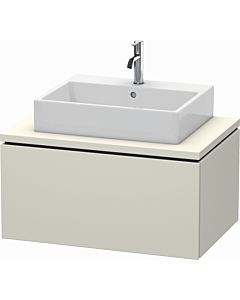 Duravit L-Cube vanity unit LC581209191 82 x 54.7 cm, matt taupe, for console, 1 pull-out