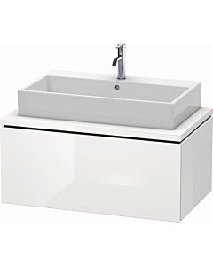 Duravit L-Cube vanity unit LC581302222 92 x 54.7 cm, white high gloss, for console, 1 pull-out