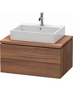 Duravit L-Cube vanity unit LC581707979 82 x 54.7 cm, natural walnut, for console, 2 drawers