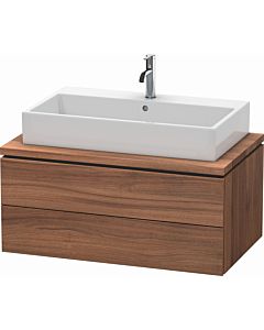 Duravit L-Cube vanity unit LC581807979 92 x 54.7 cm, natural walnut, for console, 2 drawers