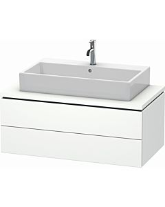 L-Cube Duravit vasque LC581901818 102 x 54,7 cm, blanc mat, pour console, 2 tiroirs