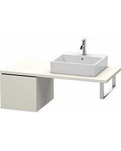 Duravit L-Cube base cabinet LC583109191 42 x 54.7 cm, matt taupe, for console, 2000 pull-out