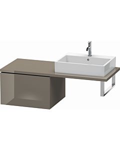 Duravit L-Cube base cabinet LC583308989 62 x 54.7 cm, flannel gray high gloss, for console, 2000 pull-out