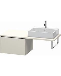 Duravit L-Cube base cabinet LC583309191 62 x 54.7 cm, matt taupe, for console, 2000 pull-out
