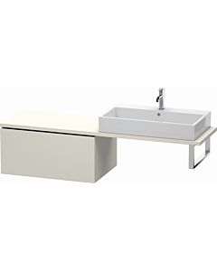 Duravit L-Cube base cabinet LC583409191 82 x 54.7 cm, matt taupe, for console, 2000 pull-out