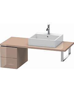 Duravit L-Cube base cabinet LC583508686 32 x 54.7 cm, cappuccino high gloss, for console, 2 drawers