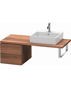 Duravit L-Cube base cabinet LC583607979 42 x 54.7 cm, natural walnut, for console, 2 drawers