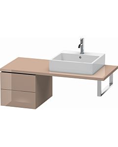Duravit L-Cube base cabinet LC583608686 42 x 54.7 cm, cappuccino high gloss, for console, 2 drawers