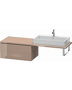 Duravit L-Cube base cabinet LC583908686 82 x 54.7 cm, cappuccino high gloss, for console, 2 drawers