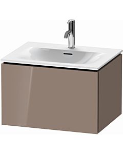 Duravit L-Cube vanity unit LC613508686 62 x 48, 2000 cm, cappuccino high gloss, 2000 pull-out, wall-hung