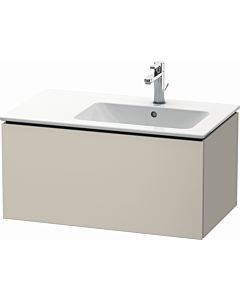 Duravit L-Cube vanity unit LC614109191 82 x 48, 2000 cm, matt taupe, 2000 pull-out, wall-hung