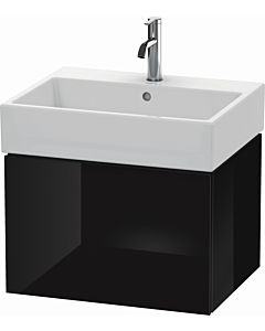 Duravit L-Cube Waschtisch-Unterschrank LC617504040 58,4x 45,9 cm, schwarz hochglanz, 1 Auszug, wandhängend
