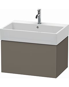 Duravit L-Cube Waschtisch-Unterschrank LC617609090 68,4 x 45,9 cm, flannel grey seidenmatt, 1 Auszug, wandhängend