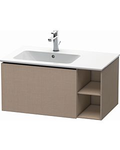 Duravit L-Cube meuble sous-vasque LC619107575 82x48,1x40cm, 2000 coulissant, lavabo à gauche, lin