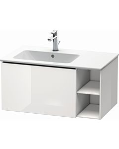 Duravit L-Cube vanity unit LC619108585 82x48.1x40cm, 2000 pull-out, basin left, white high gloss
