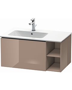 Duravit L-Cube vanity unit LC619108686 82x48.1x40cm, 2000 pull-out, basin left, cappuccino high gloss