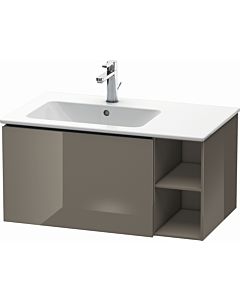 Duravit L-Cube vanity unit LC619108989 82x48.1x40cm, 2000 pull-out, basin left, flannel gray high gloss