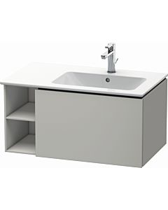Duravit L-Cube vanity unit LC619200707 82x48.1x40cm, 2000 pull-out, basin on the right, matt concrete grey