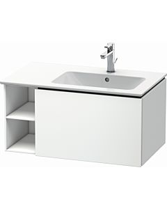 Duravit L-Cube meuble sous lavabo LC619201818 82x48,1x40cm, 2000 coulissant, vasque à droite, blanc mat
