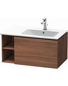 Duravit L-Cube vanity unit LC619207979 82x48.1x40cm, 2000 pull-out, basin on the right, natural walnut