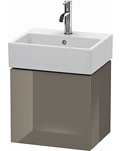 Duravit L-Cube vanity unit LC6245L8989 43.4x34.1x40cm, wall-hung, door on the left, flannel gray high gloss