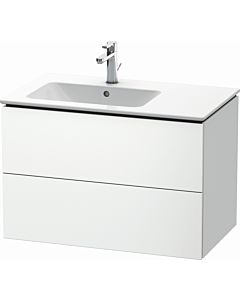 Duravit L-Cube vanity unit LC629101818 82x48.1x55cm, 2 drawers, basin on the left, matt white