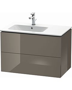 Duravit L-Cube vanity unit LC629108989 82x48.1x55cm, 2 drawers, basin left, flannel gray high gloss