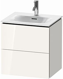 Duravit L-Cube vanity unit LC630402222 52x42.1x55cm, 2 drawers, wall-hung, white high gloss