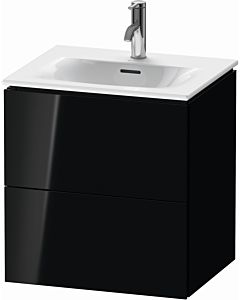 Duravit L-Cube vanity unit LC630404040 52x42.1x55cm, 2 drawers, wall-hung, black high gloss