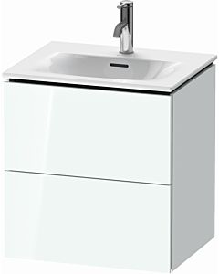 Duravit L-Cube vanity unit LC630408585 52x42.1x55cm, 2 drawers, wall-hung, white high gloss