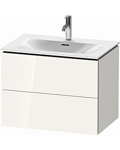 L-Cube Duravit vasque LC630602222 72 x 48, 2000 cm, blanc brillant, 2 tiroirs, suspendu