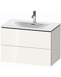 L-Cube Duravit vasque LC630702222 82 x 48, 2000 cm, blanc brillant, 2 tiroirs, suspendu