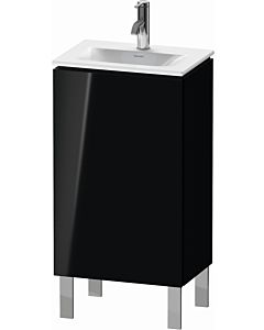 Duravit L-Cube Waschtisch-Unterschrank LC6580R4040 44x31,1x70,4cm, stehend, Tür rechts, schwarz hochglanz