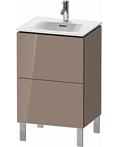 Duravit L-Cube vanity unit LC659408686 52x42.1x70.4cm, 2 pull-outs, standing, cappuccino high gloss