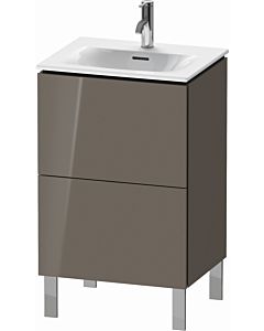 Duravit L-Cube Waschtisch-Unterschrank LC659408989 52x42,1x70,4cm, 2 Auszüge, stehend, flannel grey hochglanz