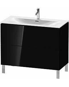 L-Cube Duravit vasque LC659804040 102 x 48, match2 cm, noir brillant, 2 2000